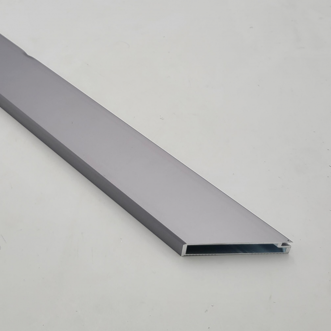 Anodizing Rectangle Aluminium Sliding Door Profiles For Wine Cabinet