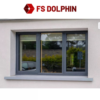 Waterproof Aluminum Casement Window Double Glazed Tilt And Turn Window