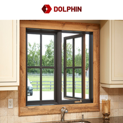 Custom Aluminium Frame Casement Window Roller Blind Curtain For Home