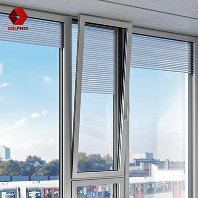 New Material Aluminium Tilt And Turn Casement Windows 1.5mm