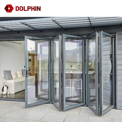 Horizontal Sliding Folding Windows , Black White French Style Window For Villa