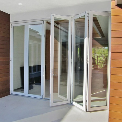 DOLPHIN Aluminum Folding Window Rising Up Foldable Windows For Patio