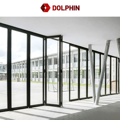 Horizontal Folding Window 6063 Aluminum Bi-Fold Window White Windows For Project