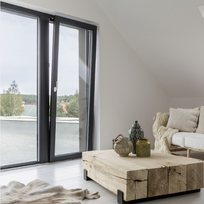 Modern casement window Popular Customized Size livingroom Aluminum turn and tilt casement Windows