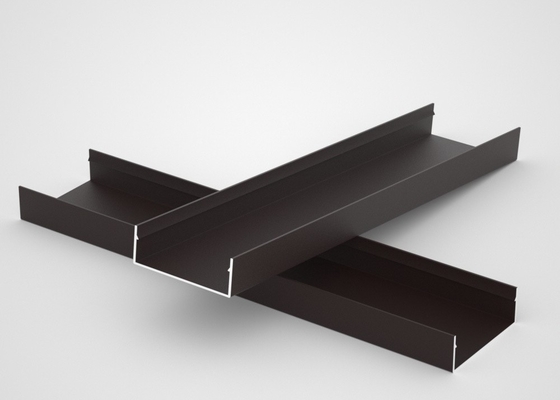 2.0mm Curtain Wall Profiles 6000 Series Powder Coating Aluminum Profiles