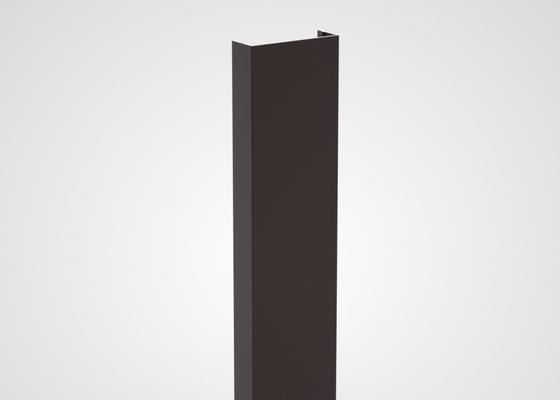 2.0mm Curtain Wall Profiles 6000 Series Powder Coating Aluminum Profiles