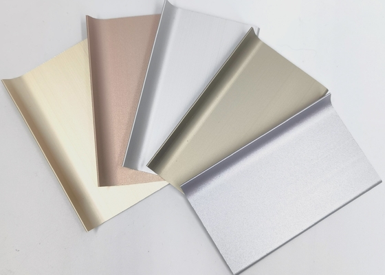 6005 Aluminium Decorative Profiles Aluminum Extrusions For Door Frames