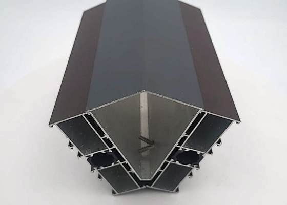 ODM 6063 6063A Conservatory Aluminium Profiles Powder Coated