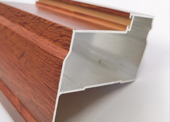 6063 6061 Aluminium Extrusion Profiles Rectangle Shape Weather Resistance