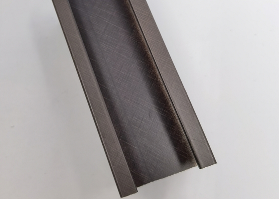 60mm Aluminium Casement Door 6063 Series Beige Powder Coating