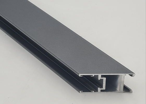 Square Aluminium Sliding Door Profiles Energy Conservation Powder Coating