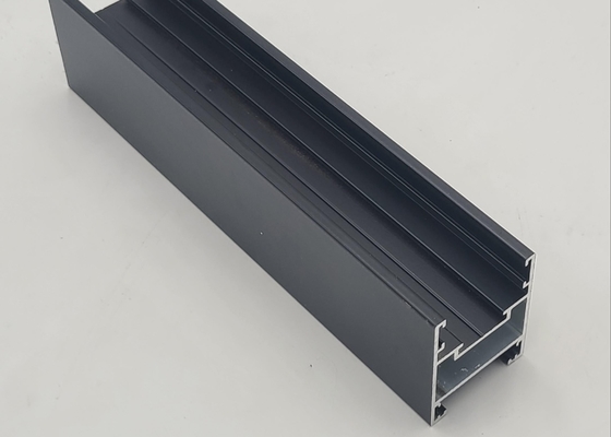 Square Aluminium Sliding Door Profiles Energy Conservation Powder Coating