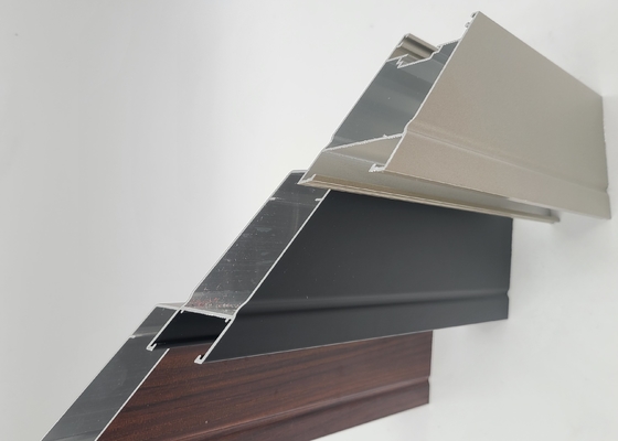 T5 T6 Aluminum Door Profile Powder Coated Aluminium Channel