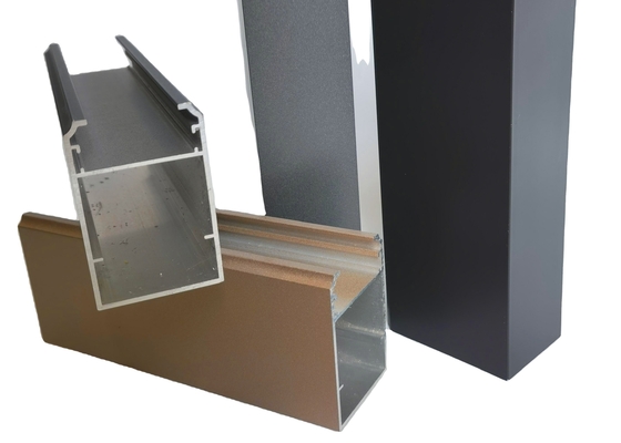 6m Sliding Window Aluminium Profile 6000 Series Temper Flat Color