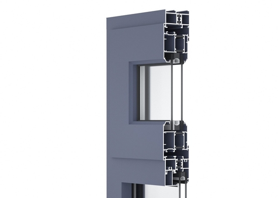 6060 Aluminium Window Frame Extrusions Thermal Casement System