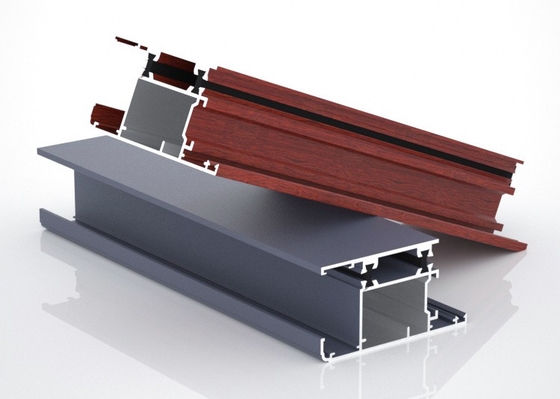 Q320281 Aluminium Window Profiles Door Frame Extrusion For Hotel Villa