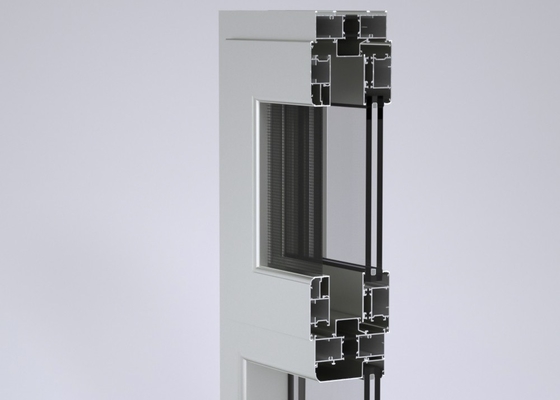 OEM 6063 T5 Aluminium Window Profiles Integration Soundproof