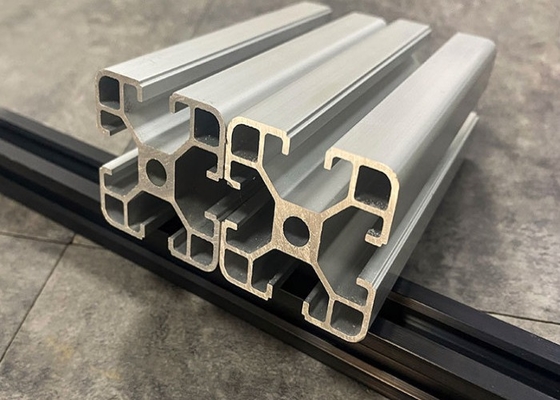 6060 Aluminum Extruded Profile 40x40 T Slot Anodised Aluminium Extrusions