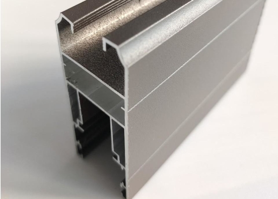 Anodized Aluminum Sliding Door Profile 6000 Series Corrosion Resistance