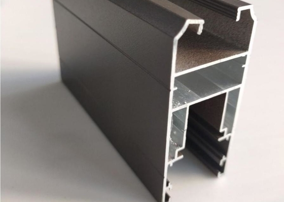 Anodized Aluminum Sliding Door Profile 6000 Series Corrosion Resistance