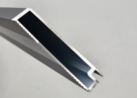 Anodizing Rectangle Aluminium Sliding Door Profiles For Wine Cabinet