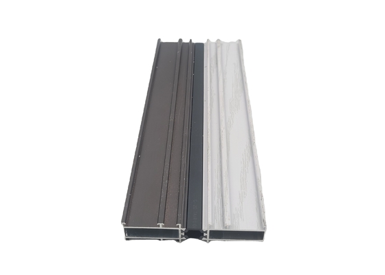 Aluminium Window Profiles Customized Champagne Anodizing Professional Extrusion Aluminum Profile