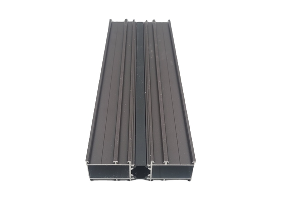 Multifunctional Aluminum Window Frame Extrusion Profiles Grey