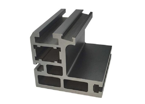 Black T4 T52 Furniture Aluminium Profile For Kitchen Cabinets