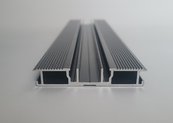 Square 6061 Extruded Aluminium Folding Door For Sliding Decorative
