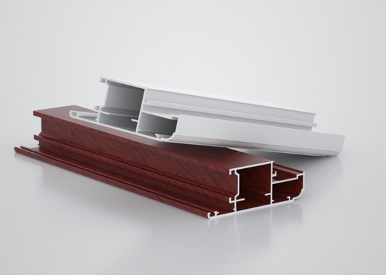 Black Anodized Aluminium Door Profiles Powder Painted Electrophoresis