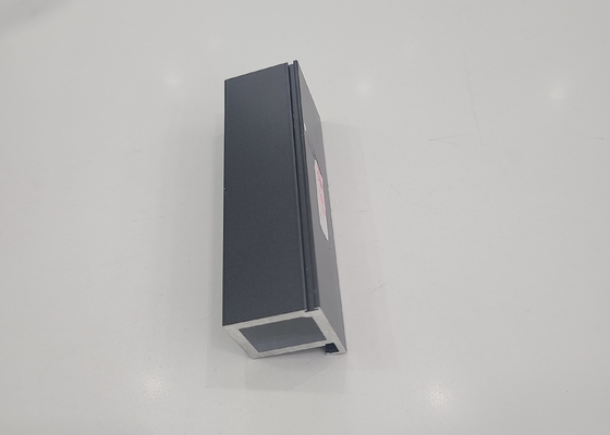 Grey / Black Aluminum Alloy Extrusion Profile For Equipment Frame