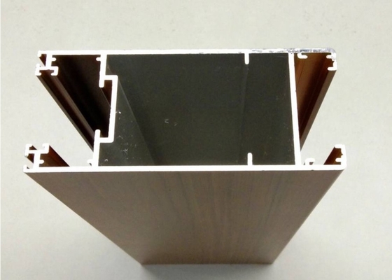 Silver 6063 T5 Anodized Aluminium Kitchen Profile For Cabinet Door