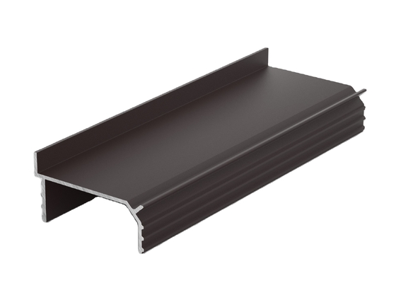 T8 Curved Aluminium Extrusion 6000 Series High Glossy Powder Coated