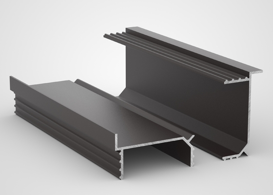 T8 Curved Aluminium Extrusion 6000 Series High Glossy Powder Coated