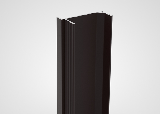 T8 Curved Aluminium Extrusion 6000 Series High Glossy Powder Coated