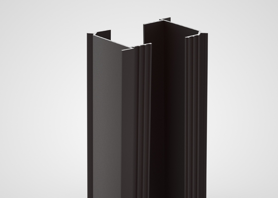 T8 Curved Aluminium Extrusion 6000 Series High Glossy Powder Coated