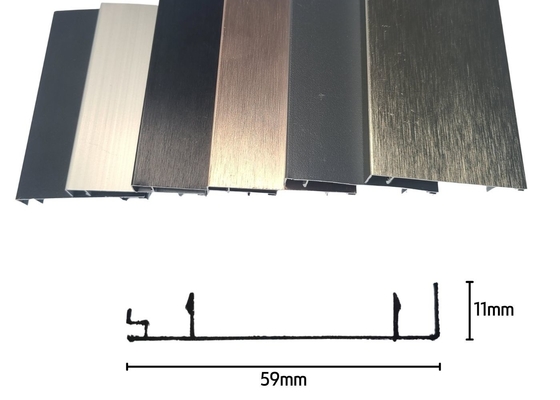 T3 T8 Custom Extruded Aluminum Profiles For Doors And Windows
