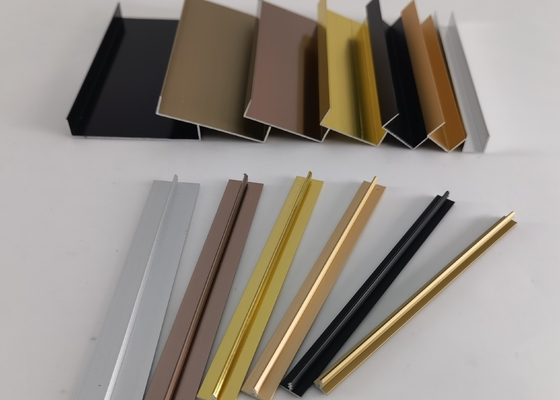 Wood Grain Aluminium Decorative Profiles