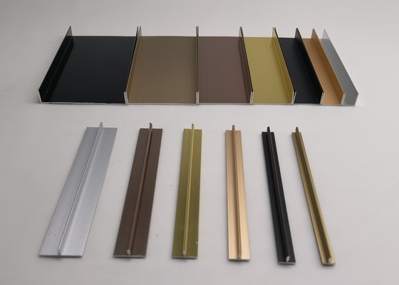 Wood Grain Aluminium Decorative Profiles