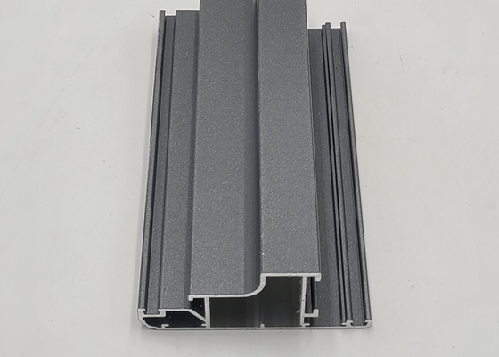 High Formability Wood Grain Aluminum Extrusion Profile 1.2mm 1.4mm