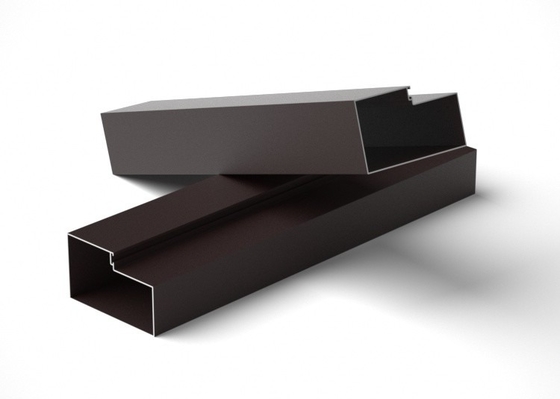 Sliding Door Aluminum Extruded Profile Powder Coated 1.2mm 1.4mm Thinckness