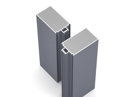 6063A 6060 rectangular Aluminum Extruded Profile Weather Resistant