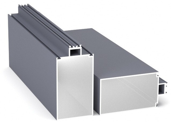 6063A 6060 rectangular Aluminum Extruded Profile Weather Resistant