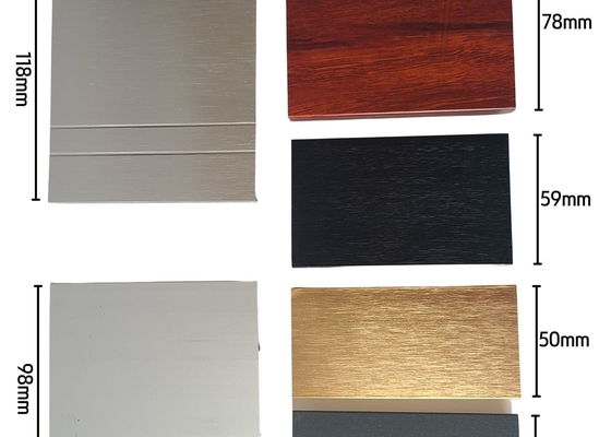 Anti Shedding 6063 6063A Aluminum Door Frame Profile Powder Coated