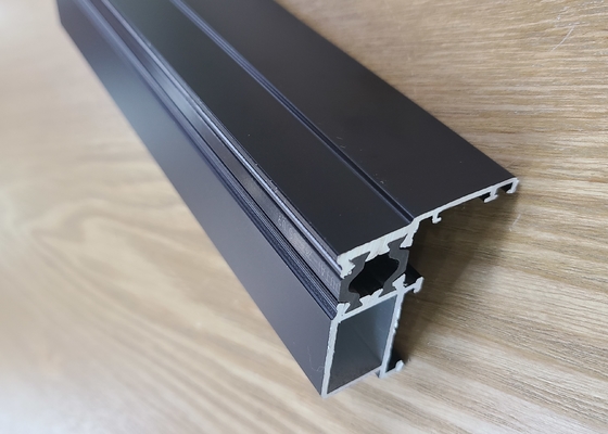 Powder Coated Aluminum Extruded Profile 6063 T5 Pollution Resistant 2.0mm Thickness