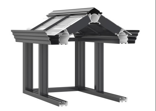 Sunroom Aluminium Glass Profile Waterproof Aluminum Handrail Extrusions