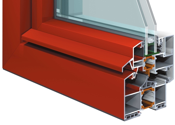 80 70 Series Casement Window Profile Narrow Aluminium Profiles
