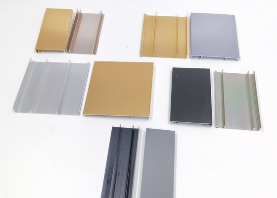 Oxidized Smooth Anodized Aluminum Extrusion Profiles For Door Frame