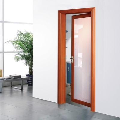 Vertical Swing Aluminium Casement Door Internal Double With ISO9001