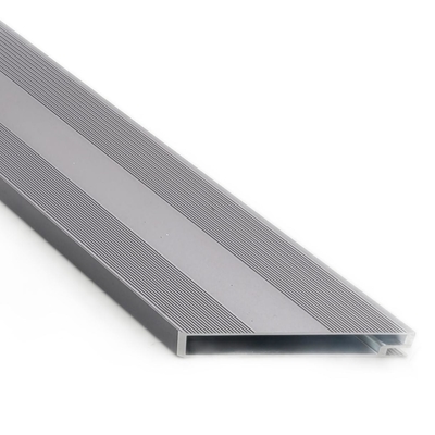 Anodizing Rectangle Aluminium Sliding Door Profiles For Wine Cabinet